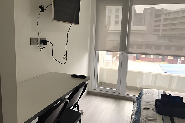 Depto. estudio 1-2 pers. con balcón