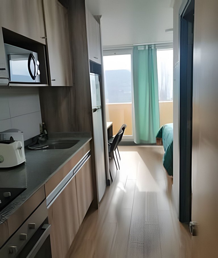 Depto. estudio 1-2 pers. con balcón