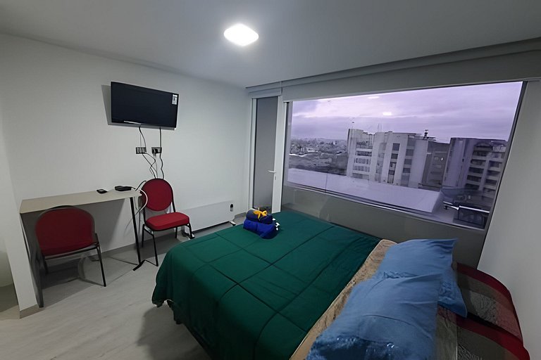 Depto. estudio 1-2 pers. con balcón