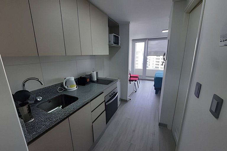 Depto. estudio 1-2 pers. con balcón