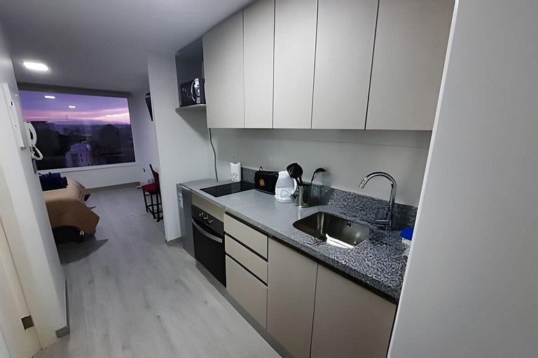 Depto. estudio 1-2 pers. sin balcón