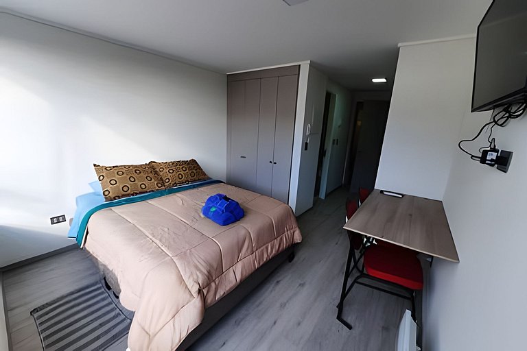 Depto. estudio 1-2 pers. sin balcón