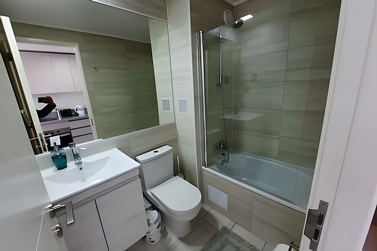 Depto. estudio 1-2 pers. sin balcón