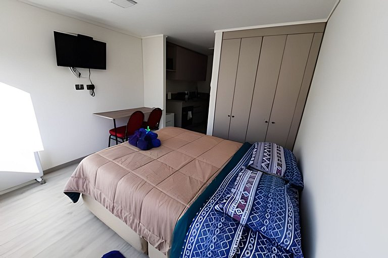 Depto. estudio 1-2 pers. sin balcón