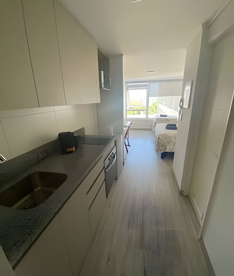 Depto. estudio 2-3 pers. sin balcón