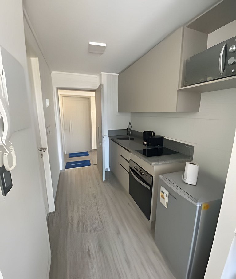 Depto. estudio 2-3 pers. sin balcón