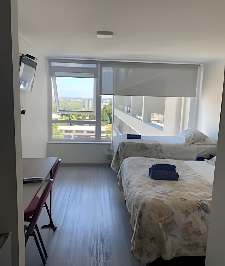 Depto. estudio 2-3 pers. sin balcón