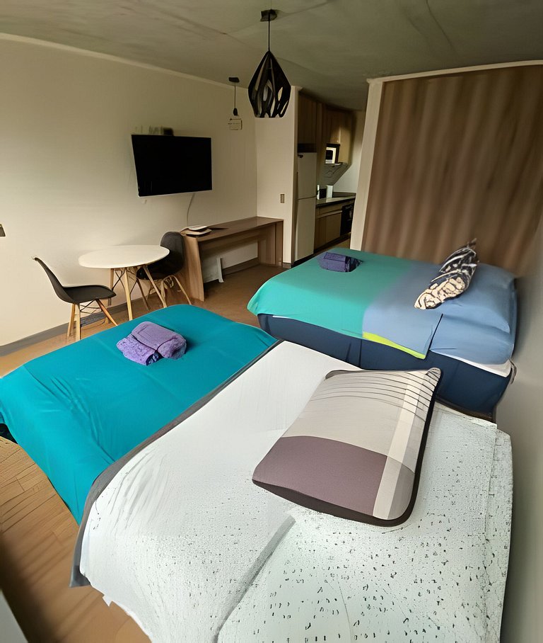 Depto. estudio 3-4 pers. con terraza privada