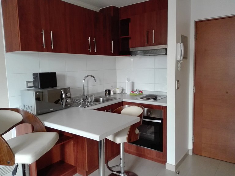 Depto dos ambientes cama matrimonial