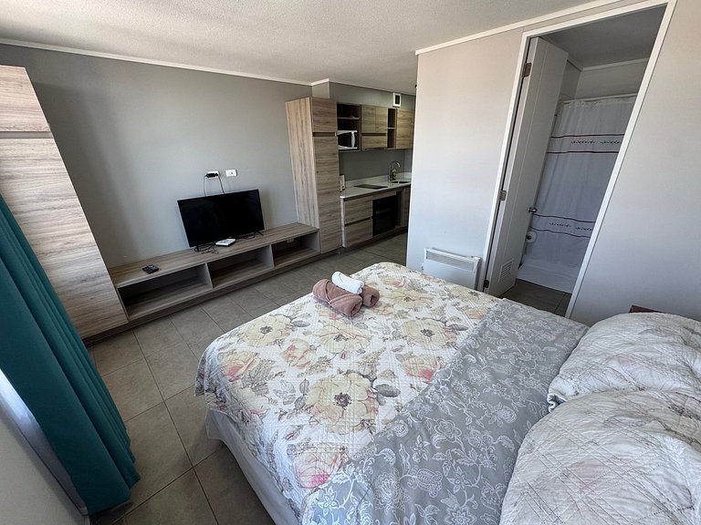 Dpto estudio 2 personas full equipado