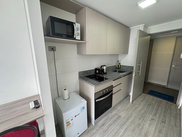 Depto. estudio 1-2 pers. sin balcón