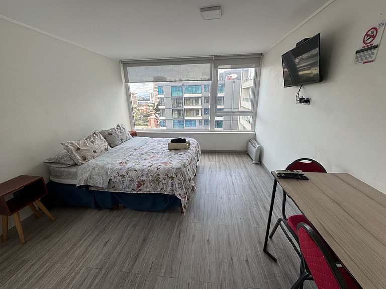 Depto. estudio 1-2 pers. sin balcón