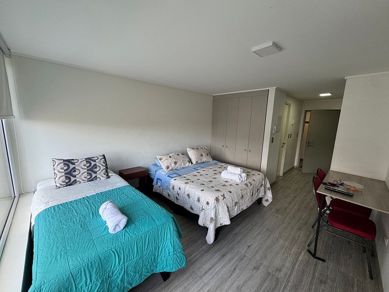 Depto. estudio 2-3 pers. sin balcón