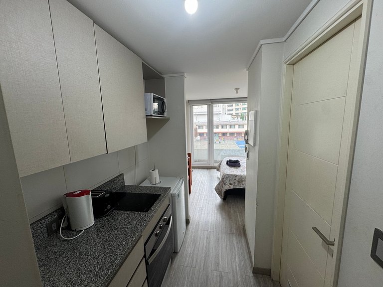 Depto. estudio 1-2 pers. con balcón