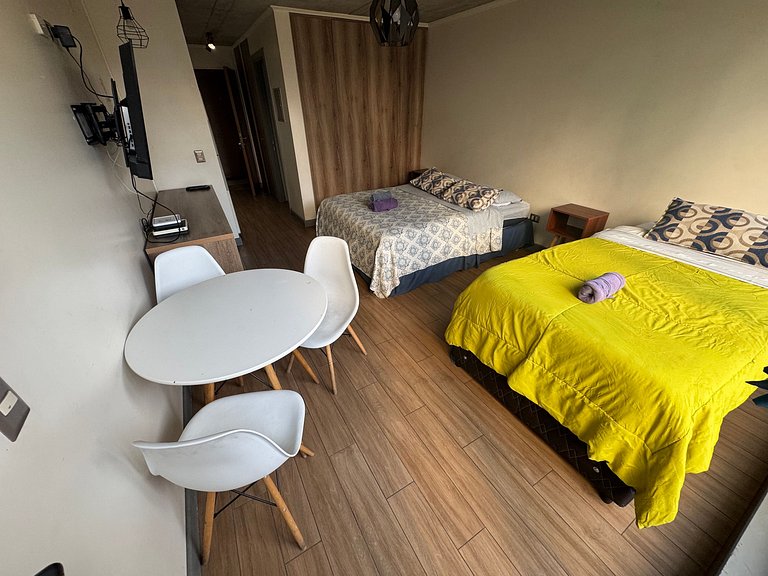 Depto. estudio 3-4 pers. con terraza privada