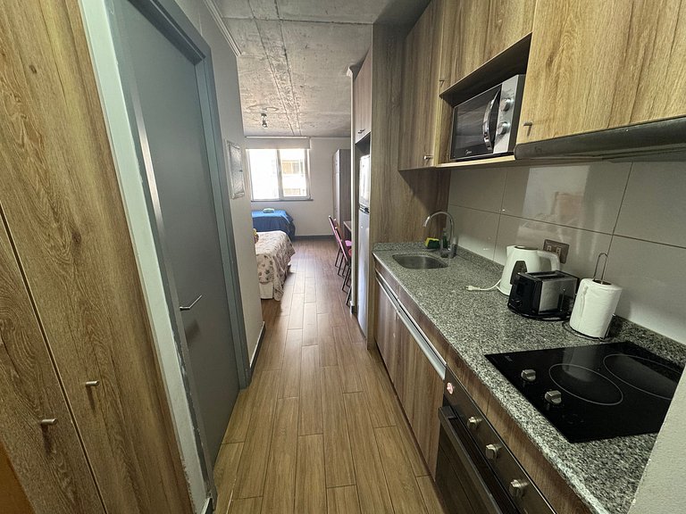 Depto. estudio 2-3 pers. sin balcón