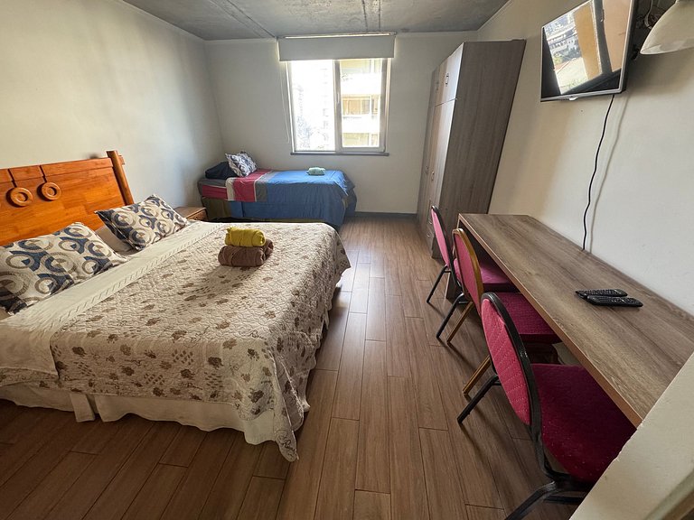 Depto. estudio 2-3 pers. sin balcón