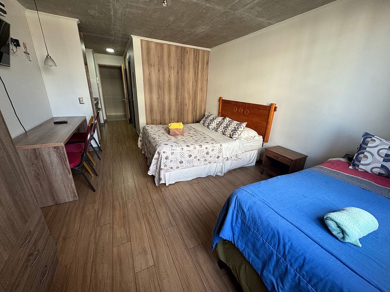 Depto. estudio 2-3 pers. sin balcón