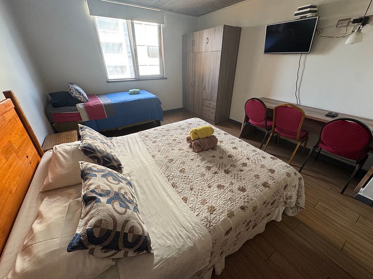 Depto. estudio 2-3 pers. sin balcón